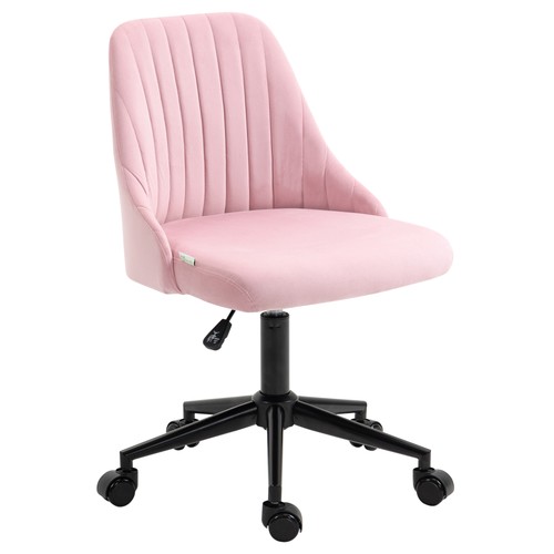Armless office chair velvet - office,