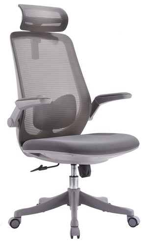 Ergonomics mesh grey office - mesh,