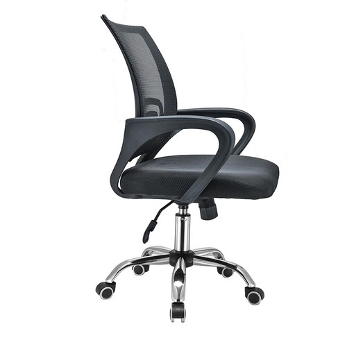 Black office chair swivel - office,